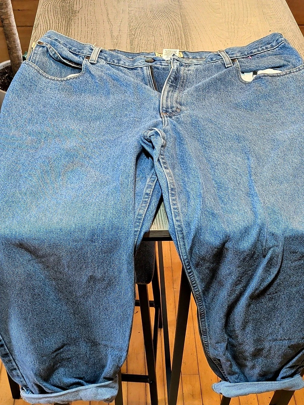 L.L.Bean Men's Double L® Jeans, Relaxed Fit Double L® Blue Waist 40 Inseam 32